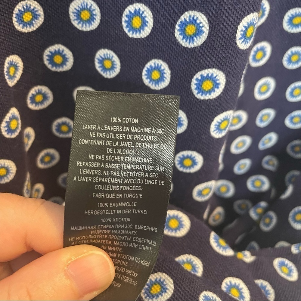 Ted Baker London Edaname Polo Shirt in Blue 5/XL - Picture 10 of 11
